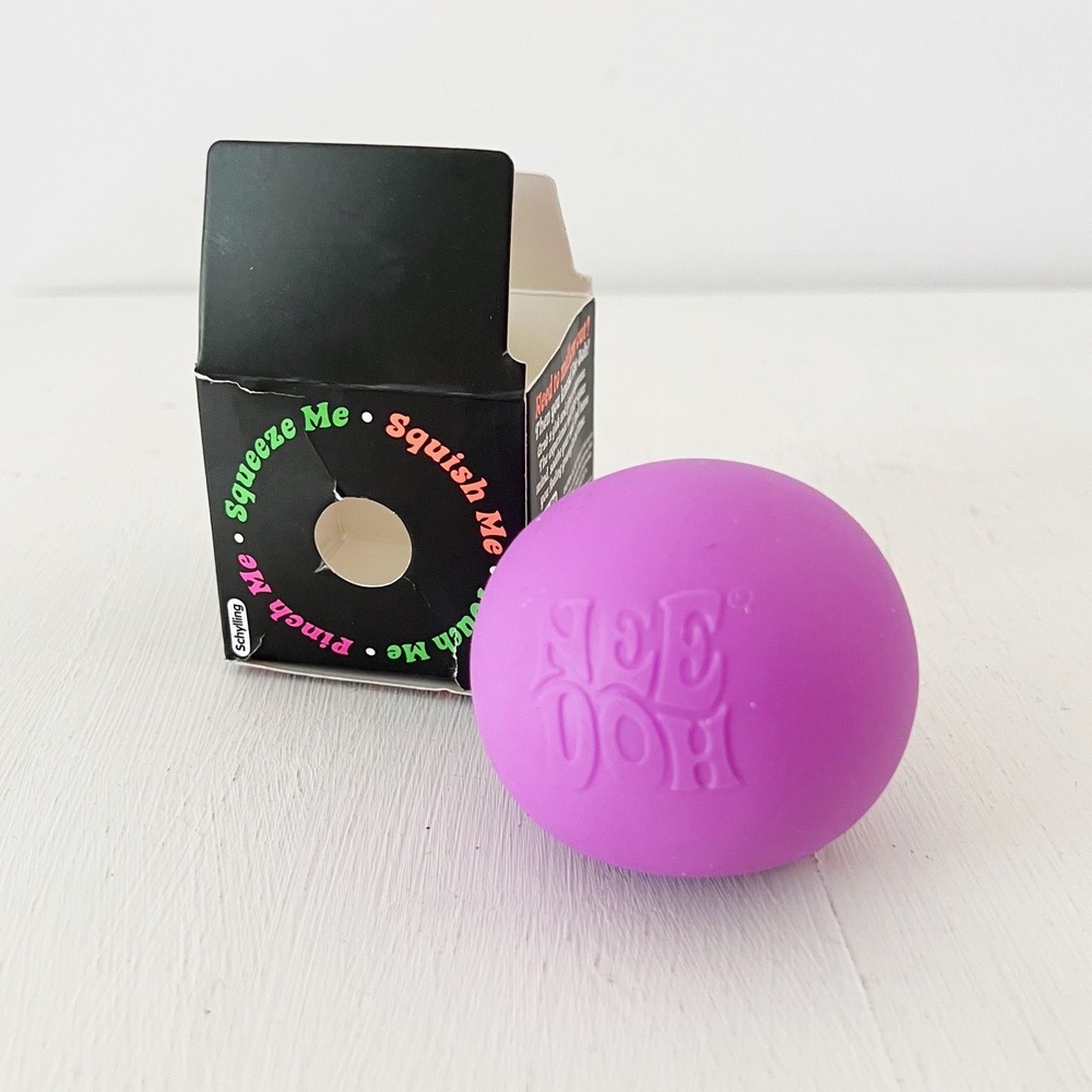 Schylling Nee-Doh Groovy Glob Purple Stress Ball Fidget Toy 25120YP